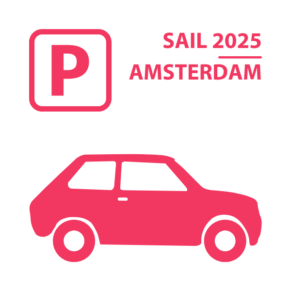 Parkeerplek auto | SAIL Amsterdam 2025 logo